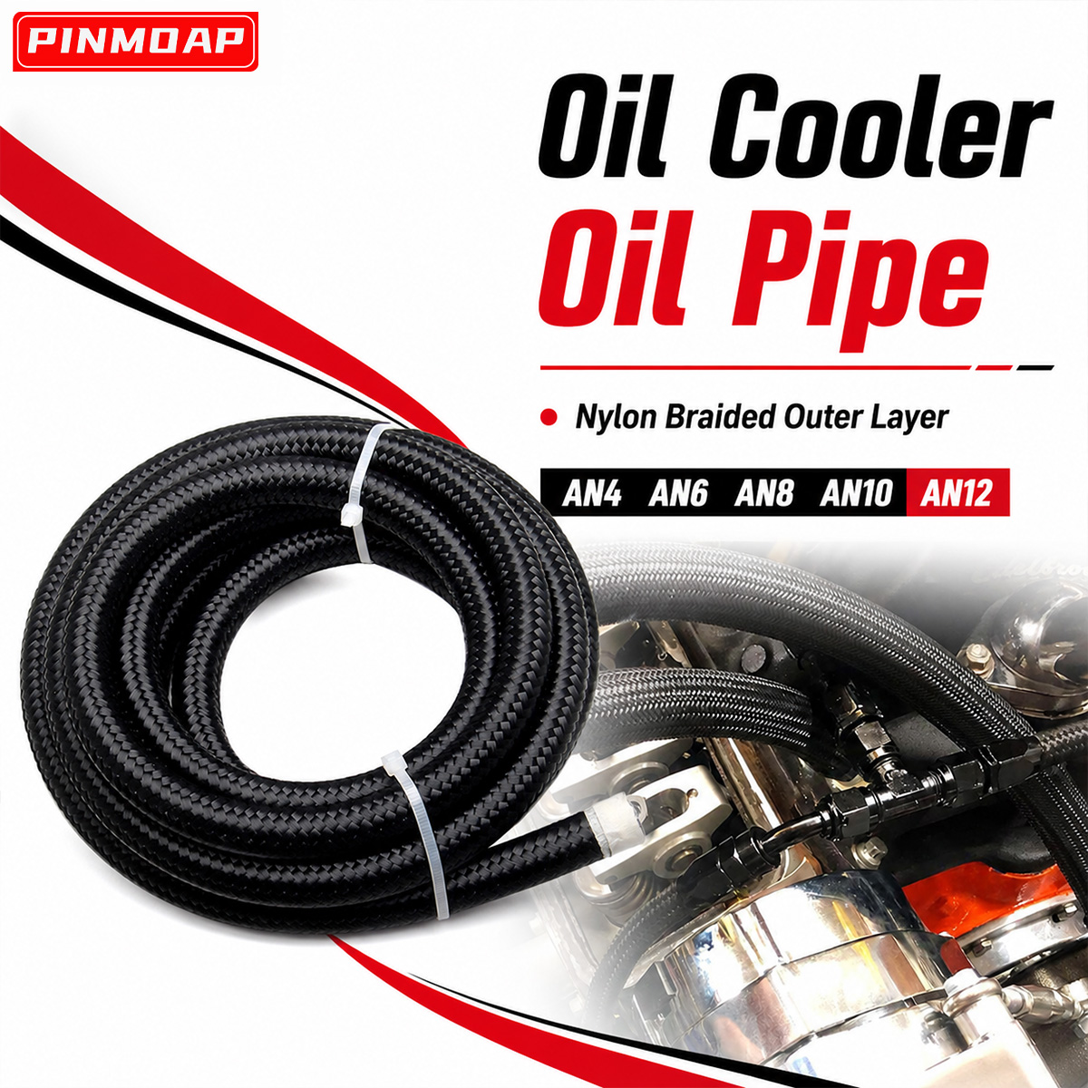 Flexible Hose Braided - Selang Bahan Bakar Anyaman Nylon PINMOAP
