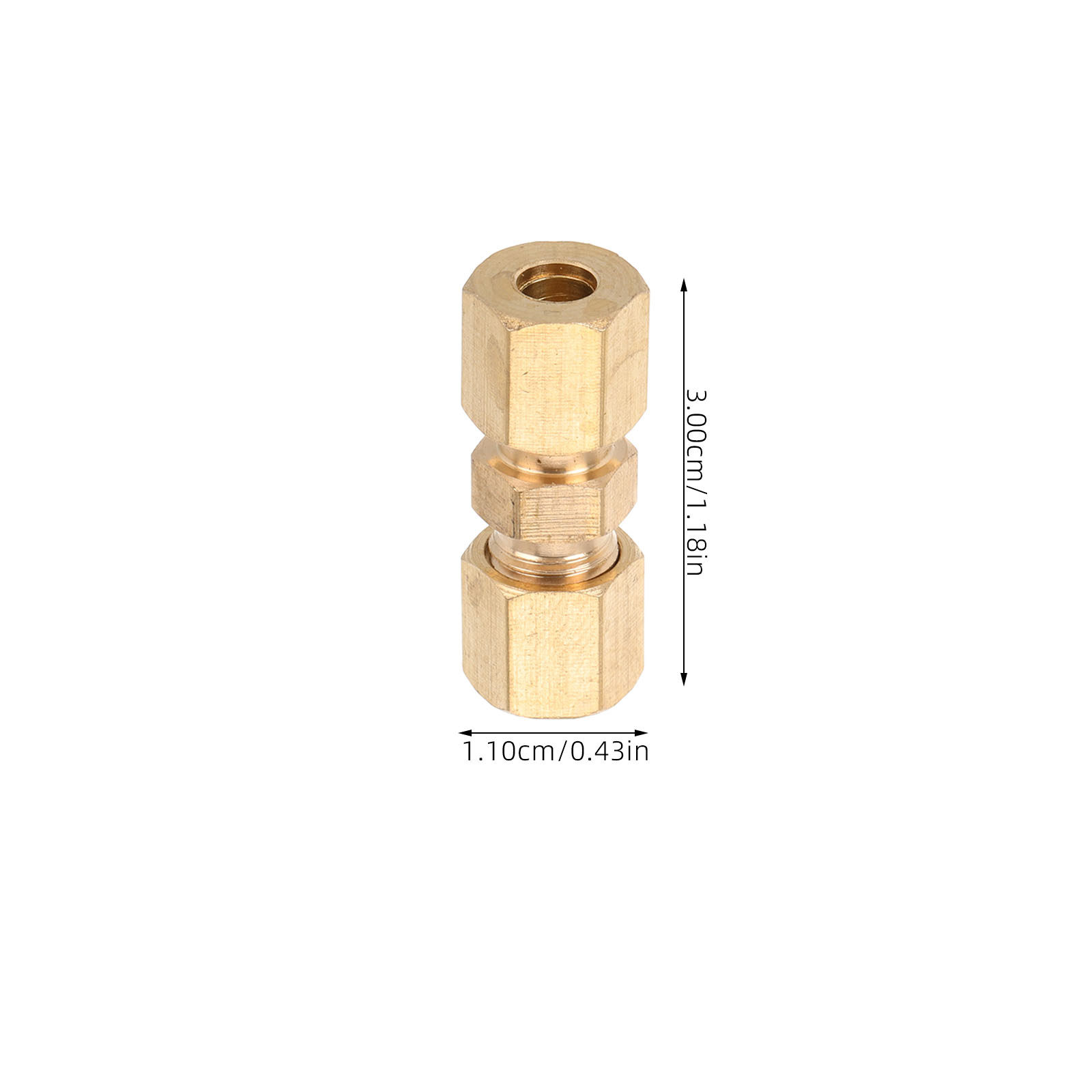 10 buah sambungan pipa rem ber - Compression Fitting Brass ulasan dan harga