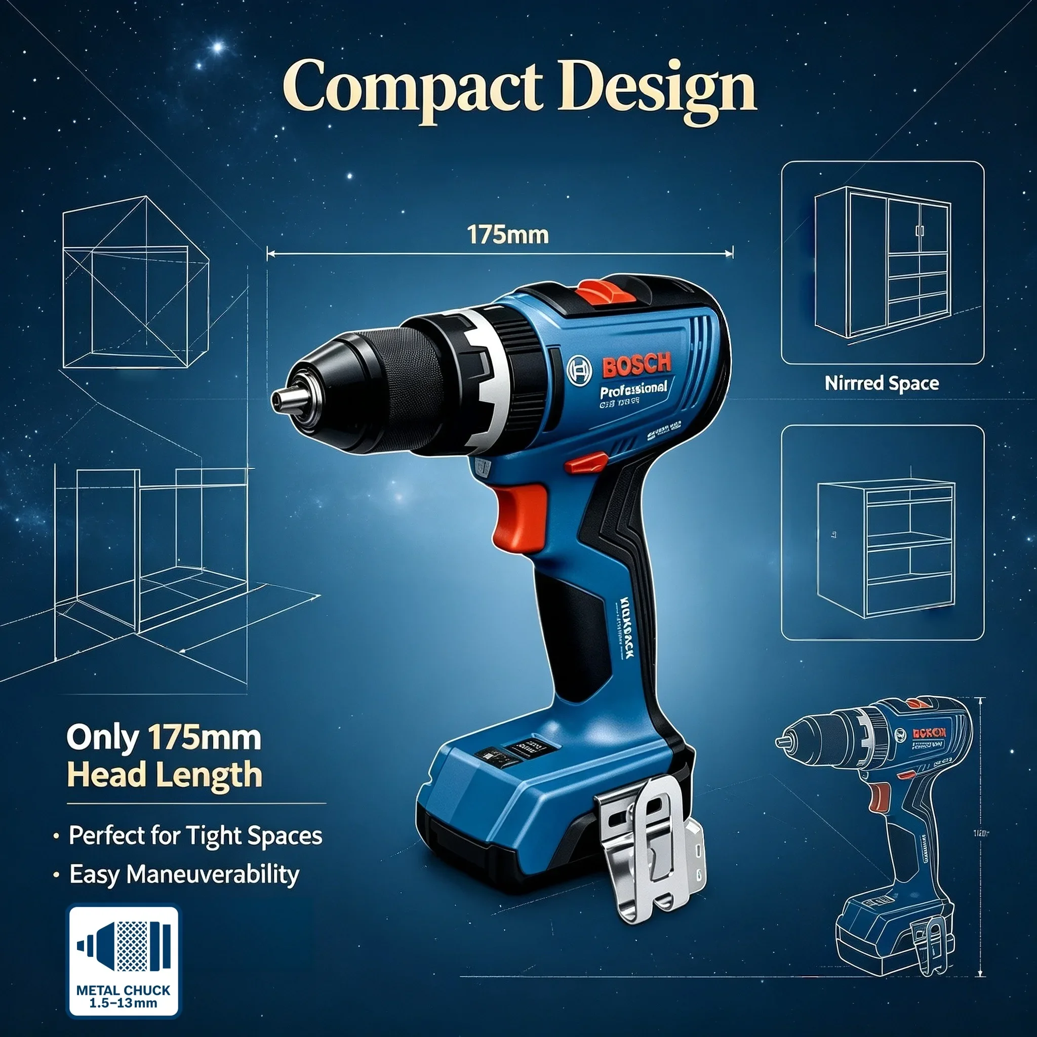 BOSCH GSB 18V-65 Bor/Obeng Tan - Bosch Drill Gsb 18V ulasan dan harga